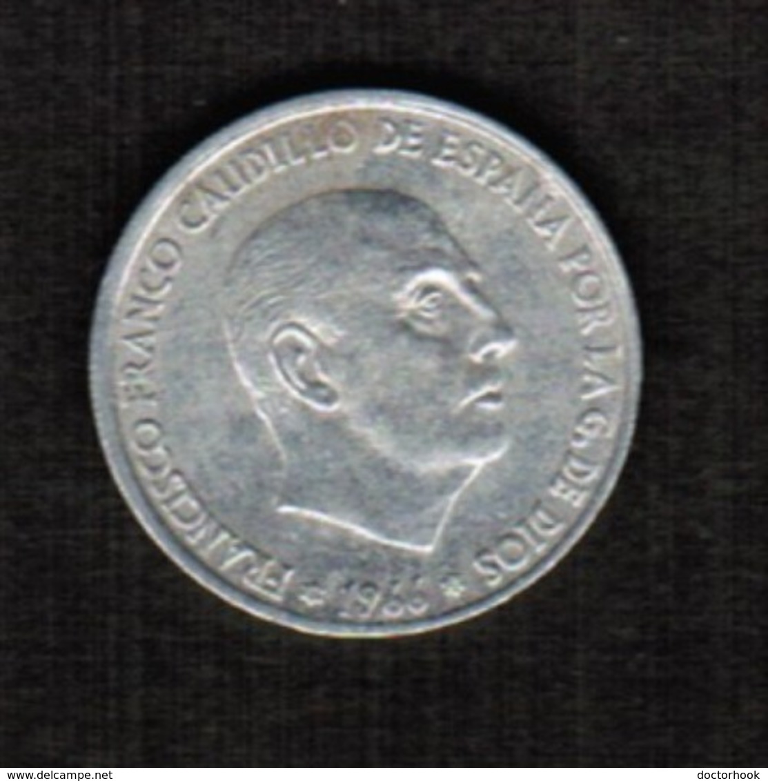 SPAIN  50 CENTIMOS 1966 (69) (KM # 795) #5298 - 50 Centiem