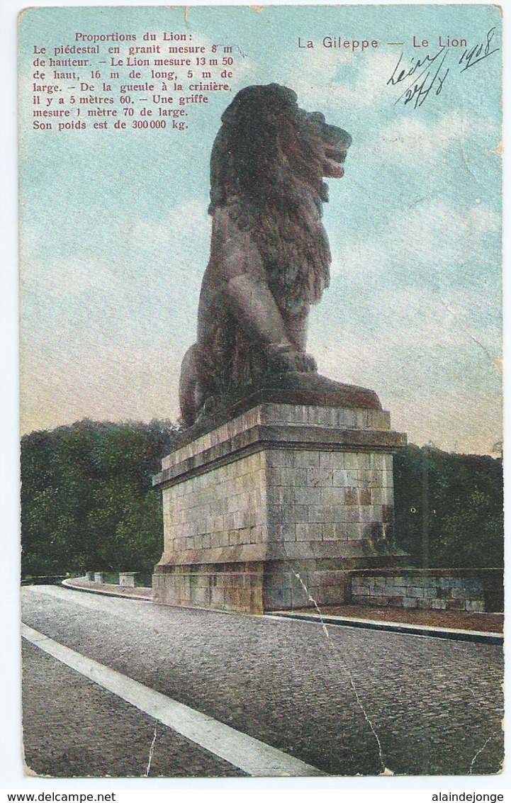 La Gileppe - Le Lion - Dr. Trenkler Co - Gil. 12 - Gileppe (Barrage)