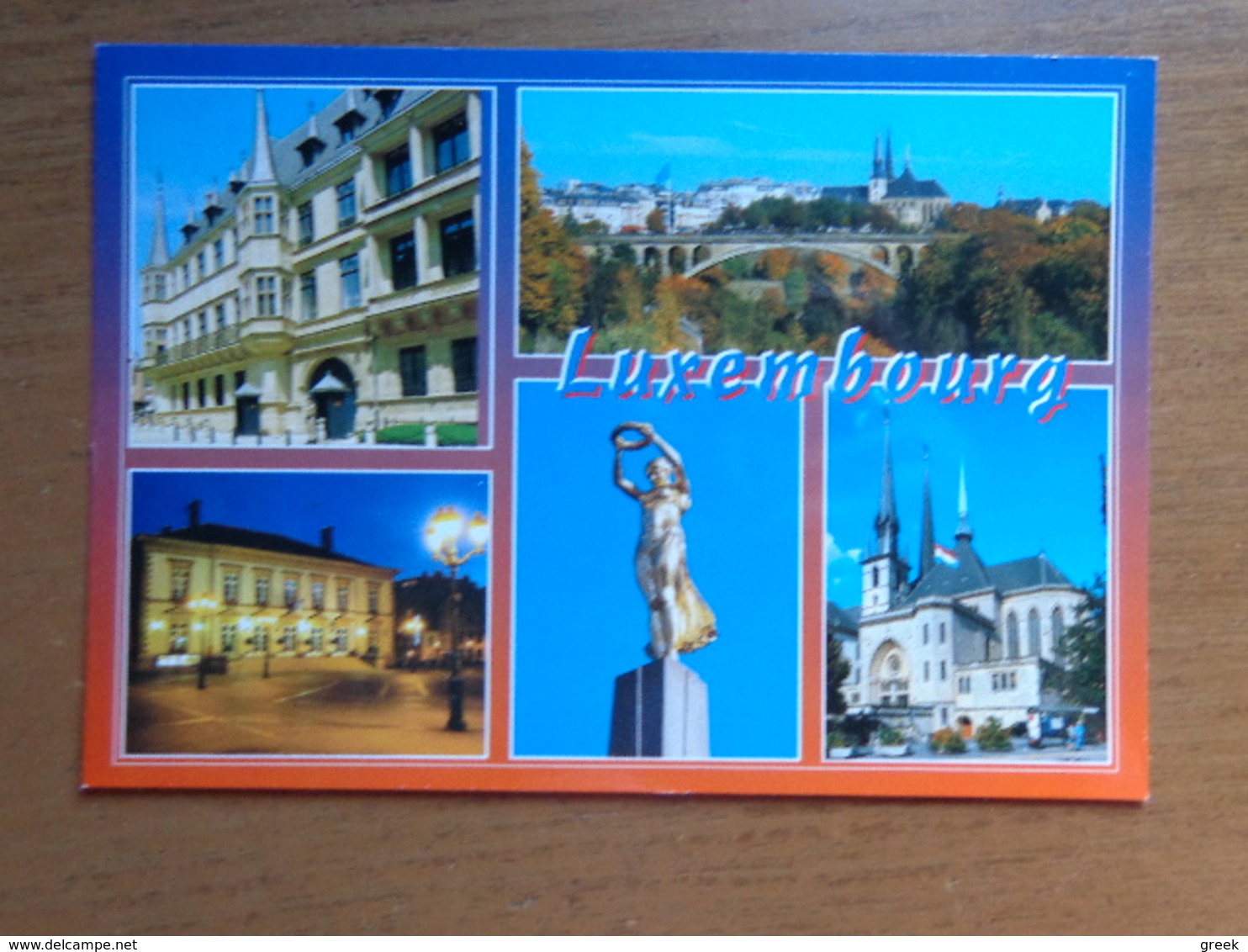 9 Cartes De Luxembourg (écrit Et Ne Pas écrit) - Luxembourg - Ville