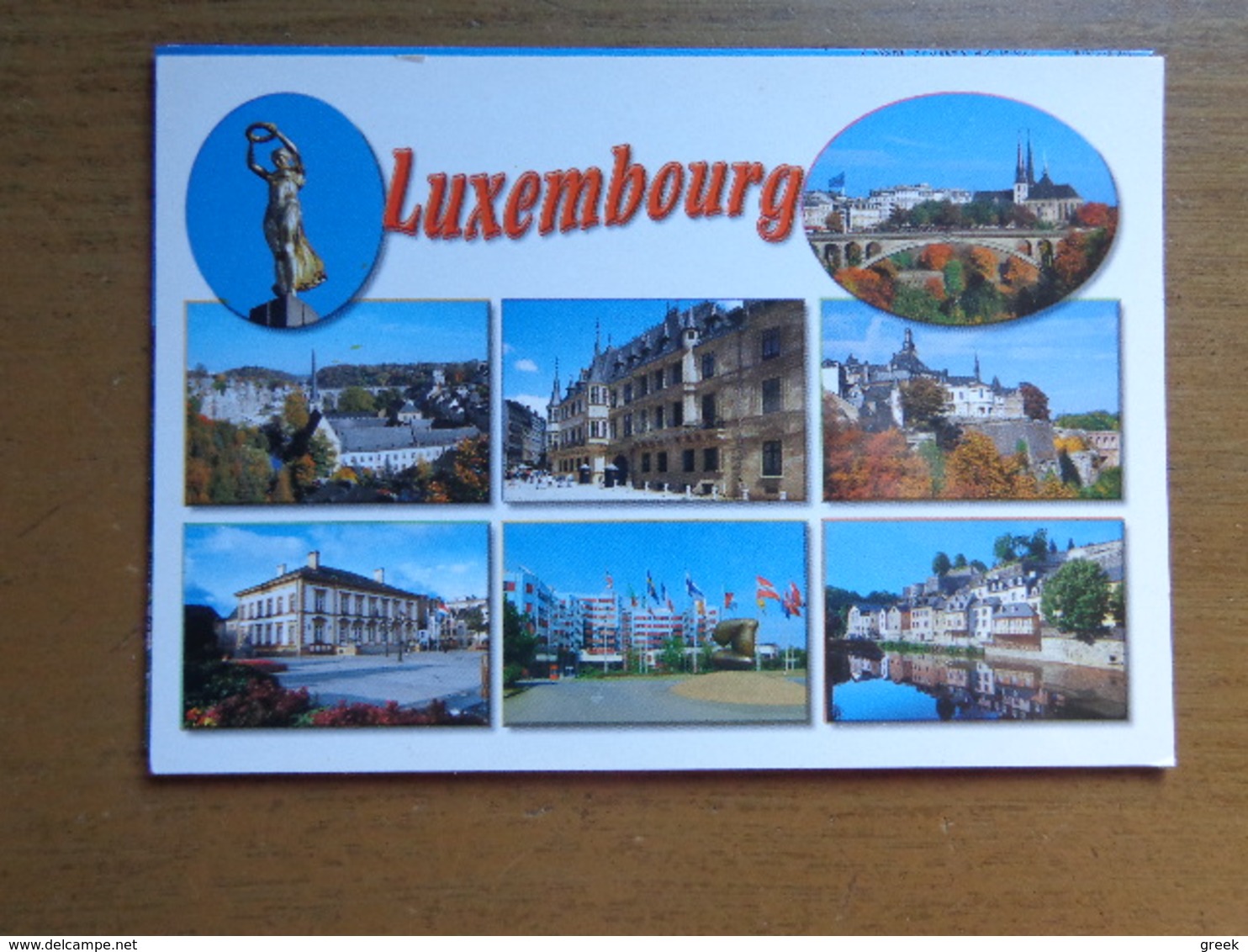 9 Cartes De Luxembourg (écrit Et Ne Pas écrit) - Luxembourg - Ville