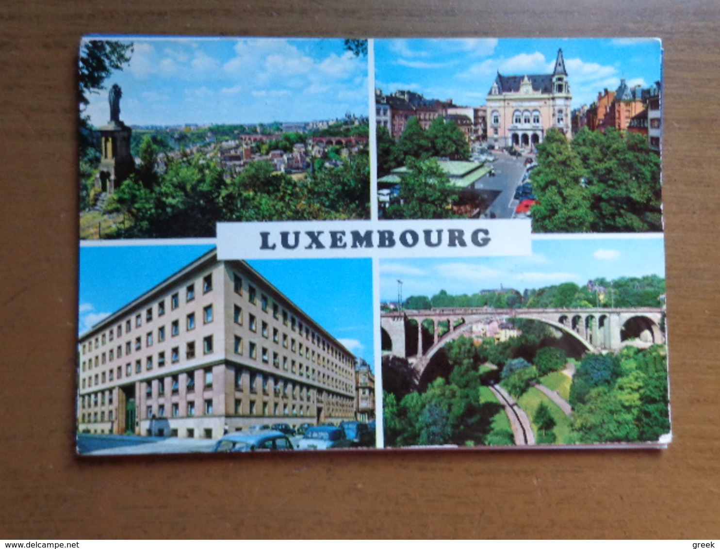 9 Cartes De Luxembourg (écrit Et Ne Pas écrit) - Luxembourg - Ville