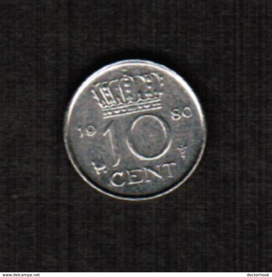 NETHERLANDS  10 CENTS 1980 (KM # 182) #5308 - 1948-1980 : Juliana