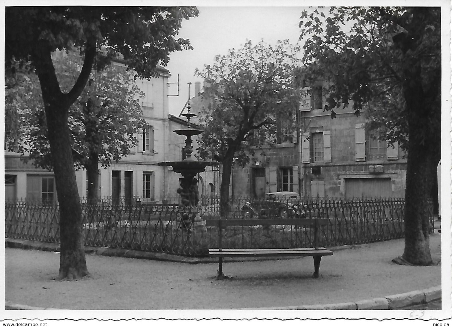 ANGOULEME - PLACE DU MINAGE GRANDE PHOTO ORIGINALE 1938 - Angouleme