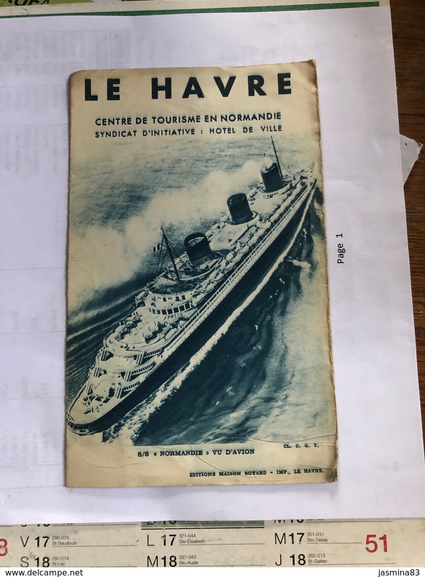 Le Havre - Dépliants Touristiques