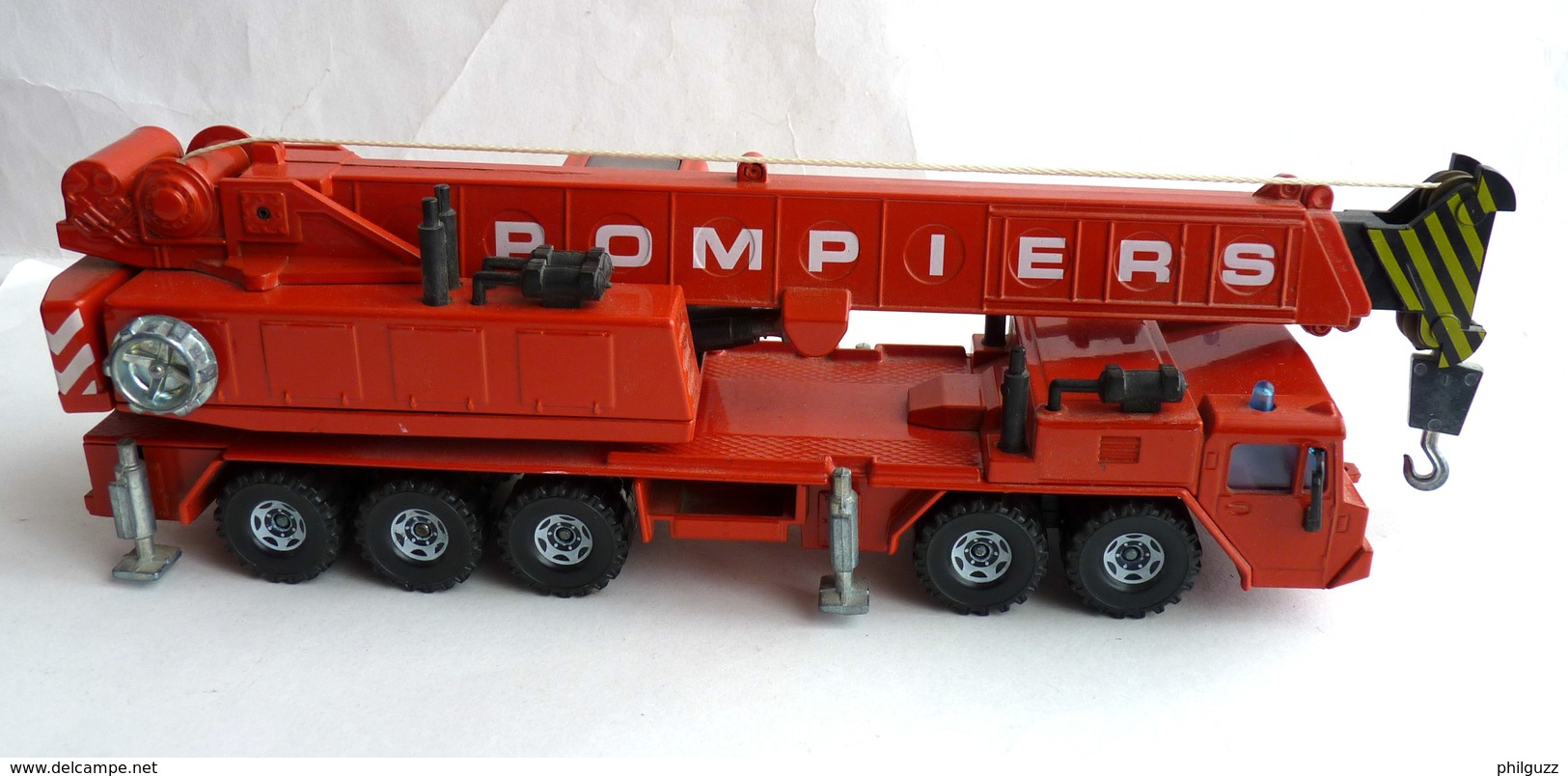 CAMION DE POMPIER SIKU 4010 TRAGKRAFT Grue Hydraulique - Siku