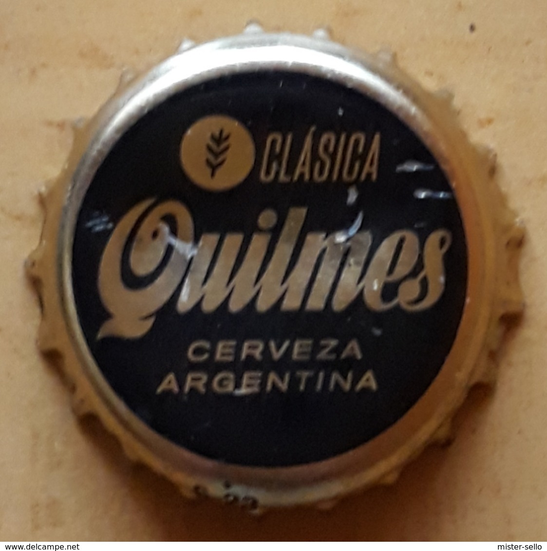 CHAPA DE CERVEZA ARGENTINA QUILMES. USADO - USED. - Cerveza