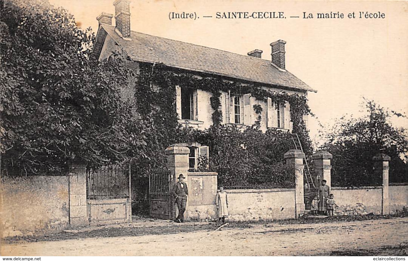 Sainte Cécile     36     La Mairie Et L'école  1   (voir Scan) - Sonstige & Ohne Zuordnung