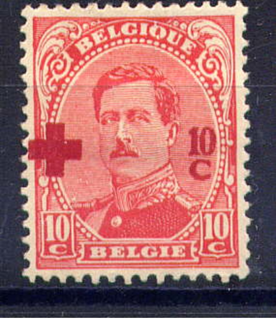 BELGIQUE - 153* - CROIX ROUGE / ALBERT 1er - 1918 Rotes Kreuz