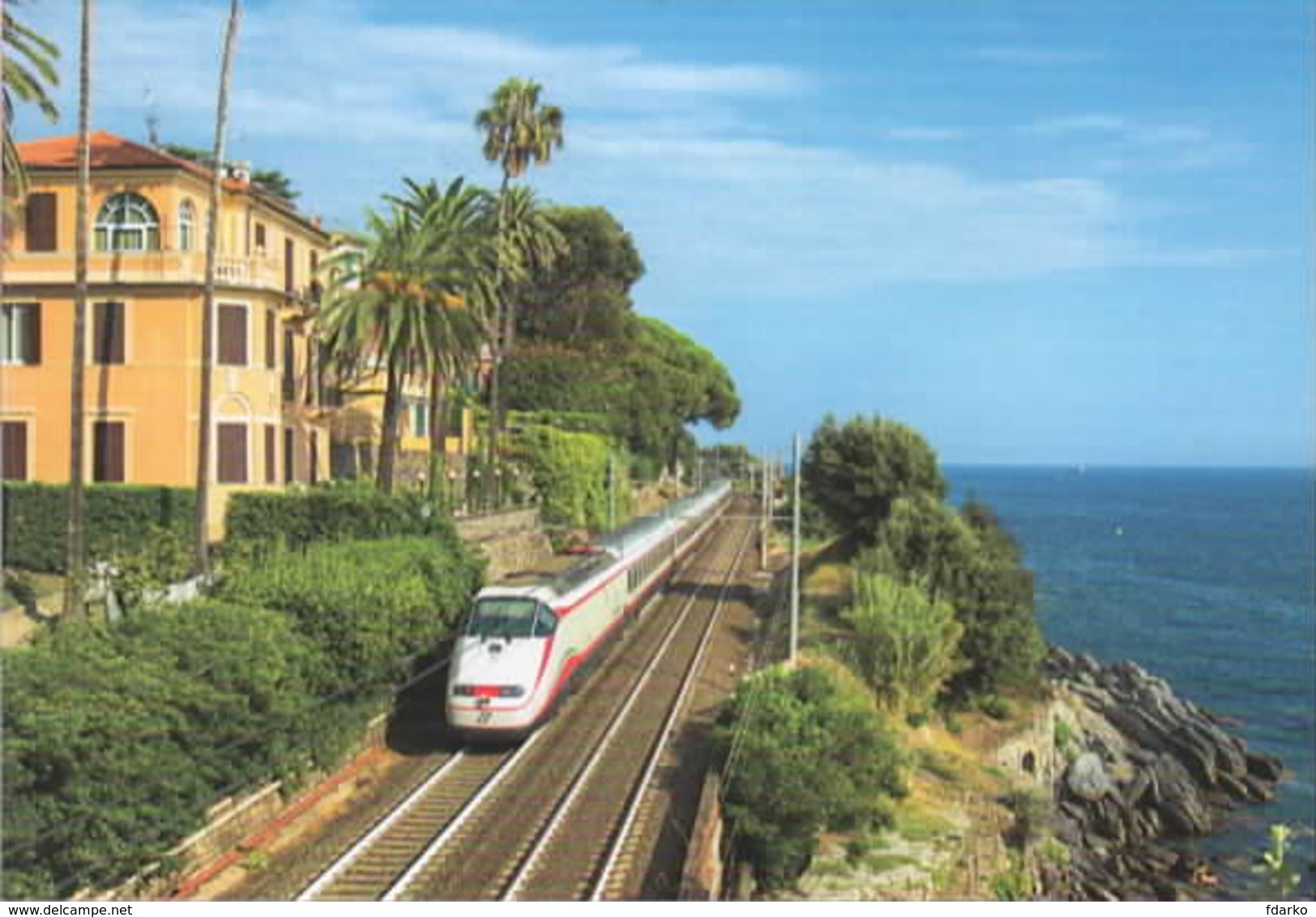 374 E 404 Frecciabianca Rapallo Genova Railroad Trein Railways Treni - Stazioni Con Treni