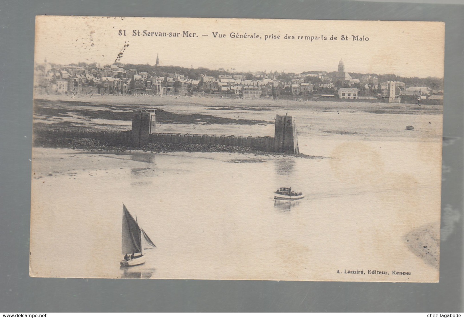 CPA (35) Saint-Servan-sur-Mer - Vue Générale Prise Des Remparts De St-Malo - Saint Servan