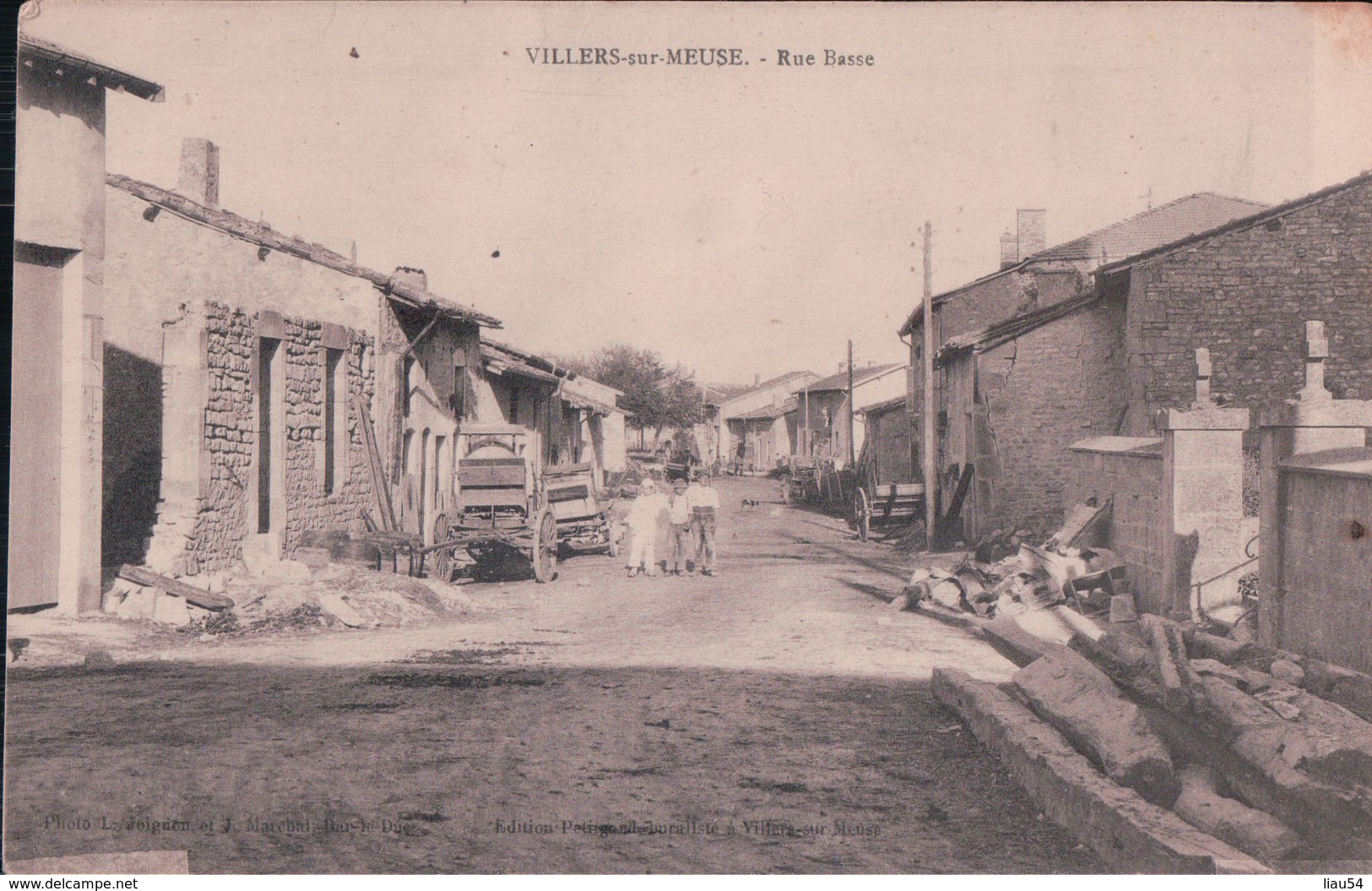 VILLERS Sur MEUSE Rue Basse - Other & Unclassified