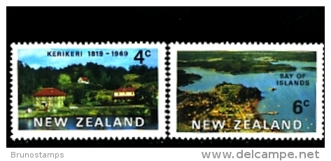 NEW ZEALAND - 1969  KERI KERI AND BAY OF ISLANDS  SET  MINT NH - Nuovi