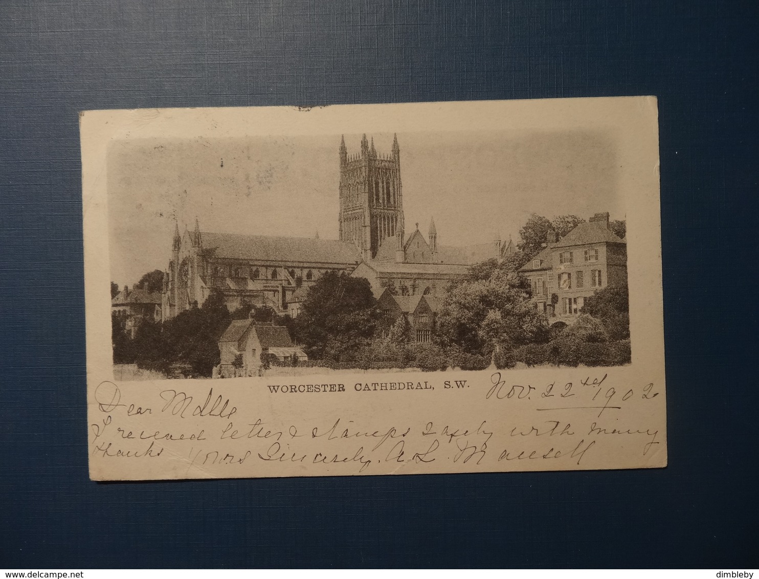 Worcester Cathedral S.W. 1902  5589) - Reading