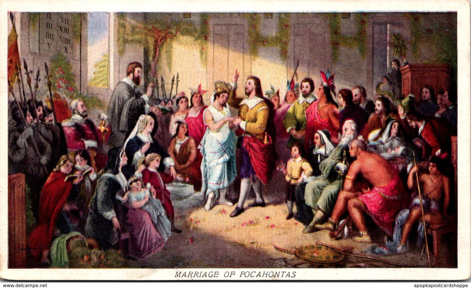 The Marriage Of Pocahontas - History