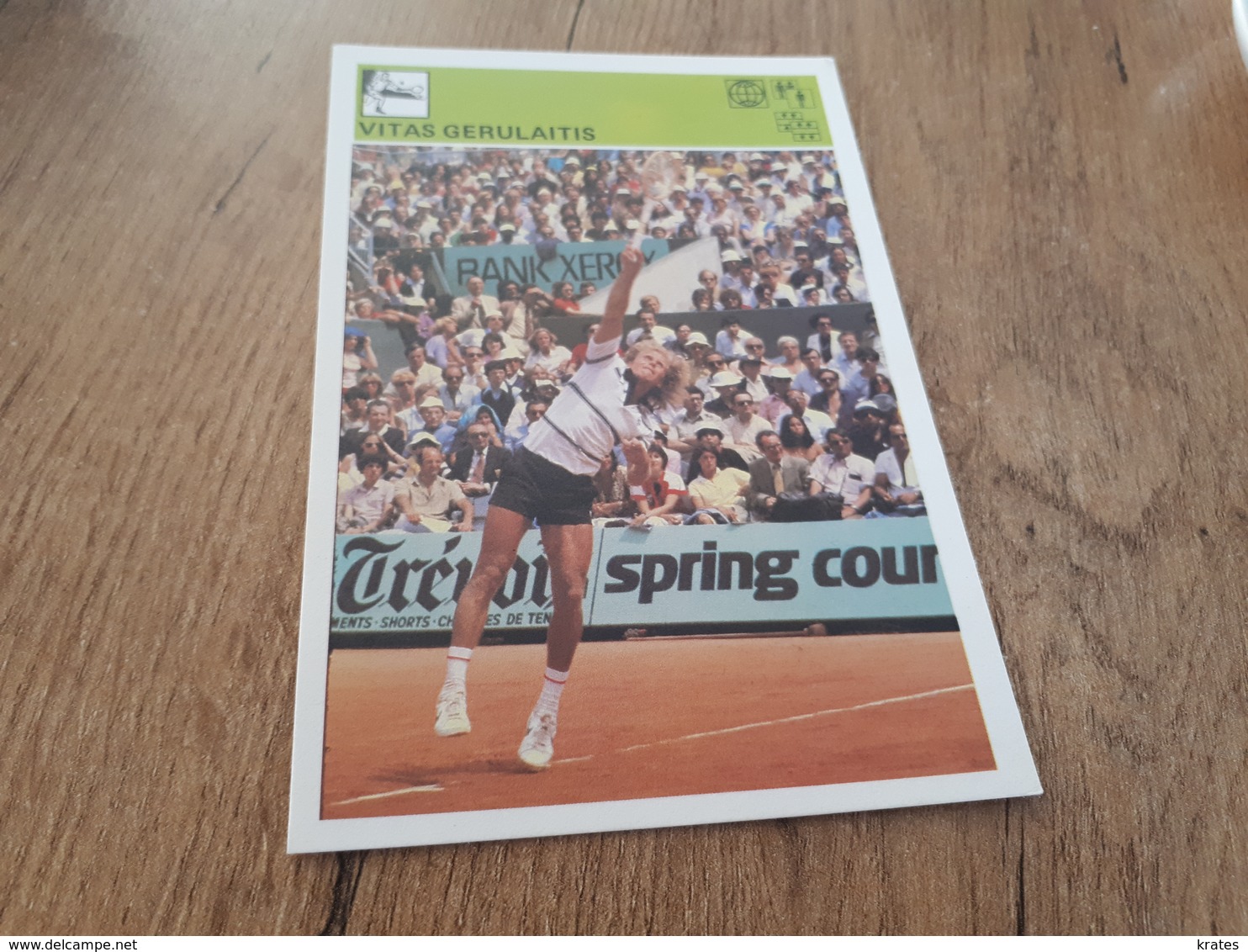 Svijet Sporta Card - Tennis, Vitas Gerulaitis    237 - Tennis