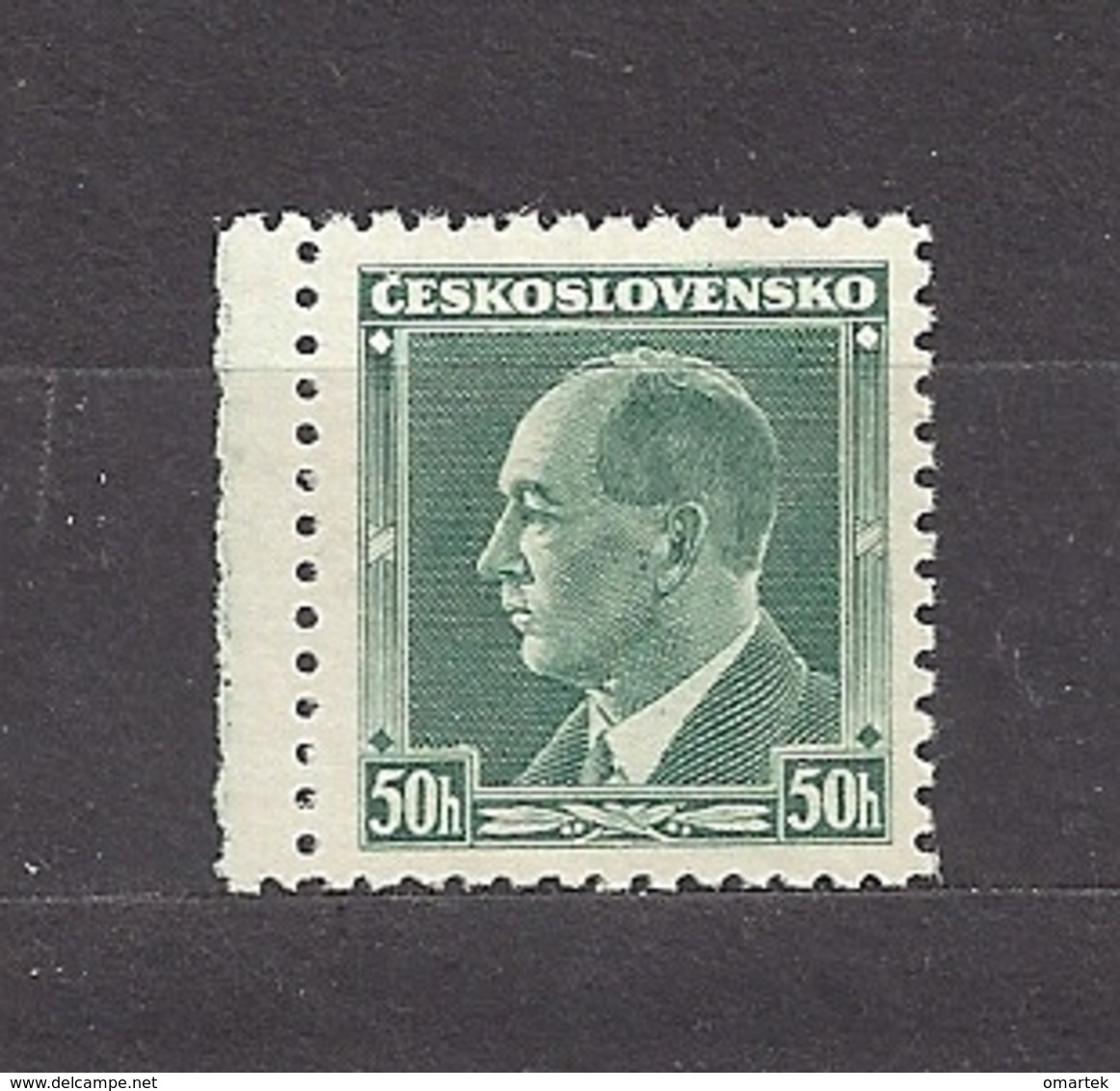 Czechoslovakia 1937 ** Mi 360 MNH  Sc 227 President Dr.E.Benes. Tschechoslowakei. C1 - Ungebraucht
