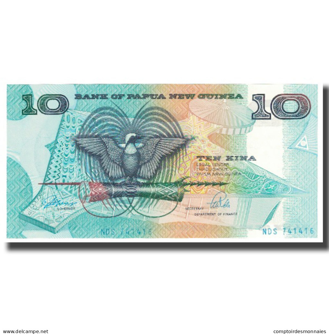 Billet, Papua New Guinea, 10 Kina, KM:9a, NEUF - Papua-Neuguinea