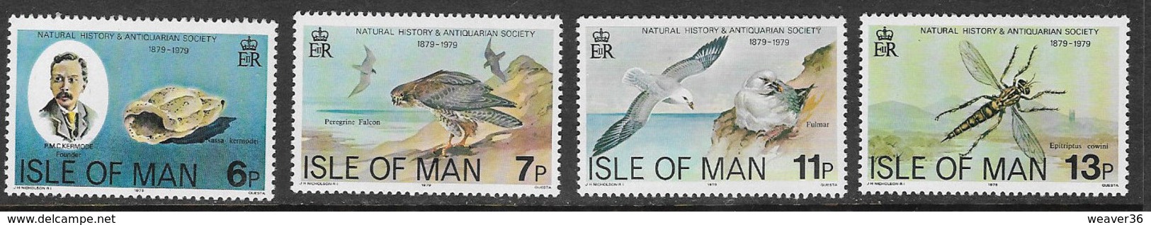 Isle Of Man SG144-147 1979 Natural History & Antiquarian Society Set 4v Complete Unmounted Mint [40/32387/25D] - Isle Of Man