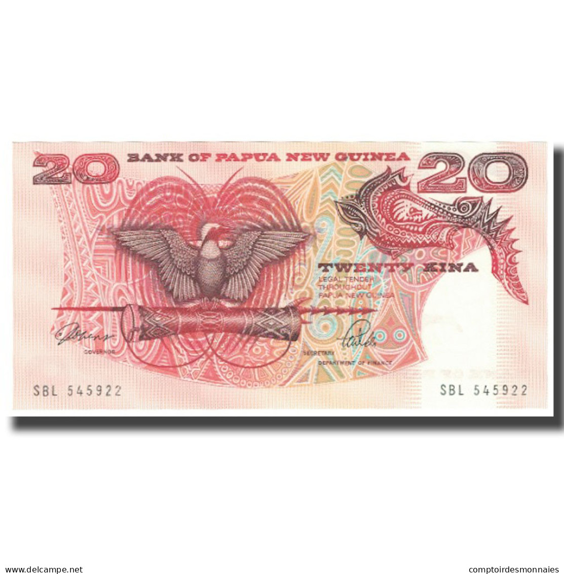 Billet, Papua New Guinea, 20 Kina, KM:10a, NEUF - Papua New Guinea