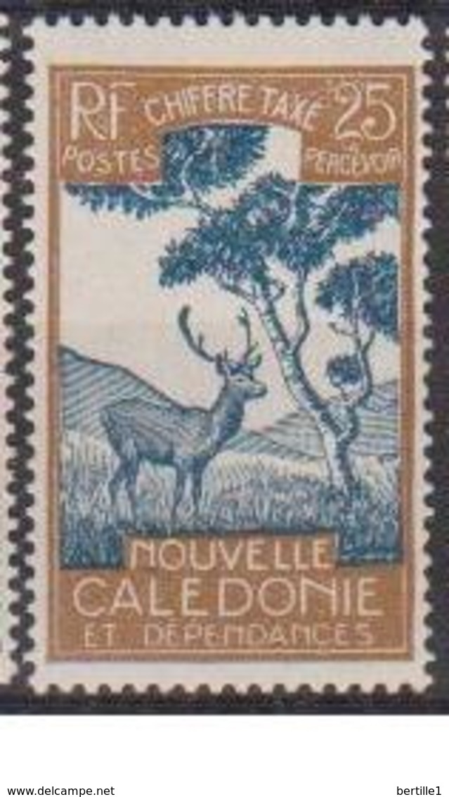 NOUVELLE CALEDONIE          N° YVERT  TAXE 32   NEUF SANS GOMME     (  SG   01/28 ) - Timbres-taxe