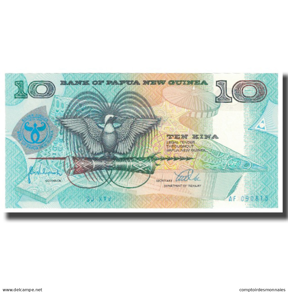 Billet, Papua New Guinea, 10 Kina, KM:17a, NEUF - Papua New Guinea