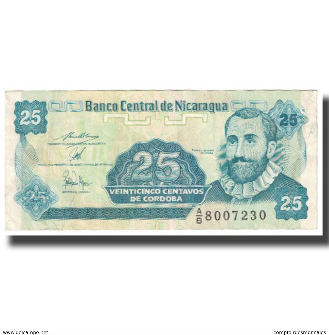 Billet, Nicaragua, 25 Centavos, KM:170a, SPL - Nicaragua