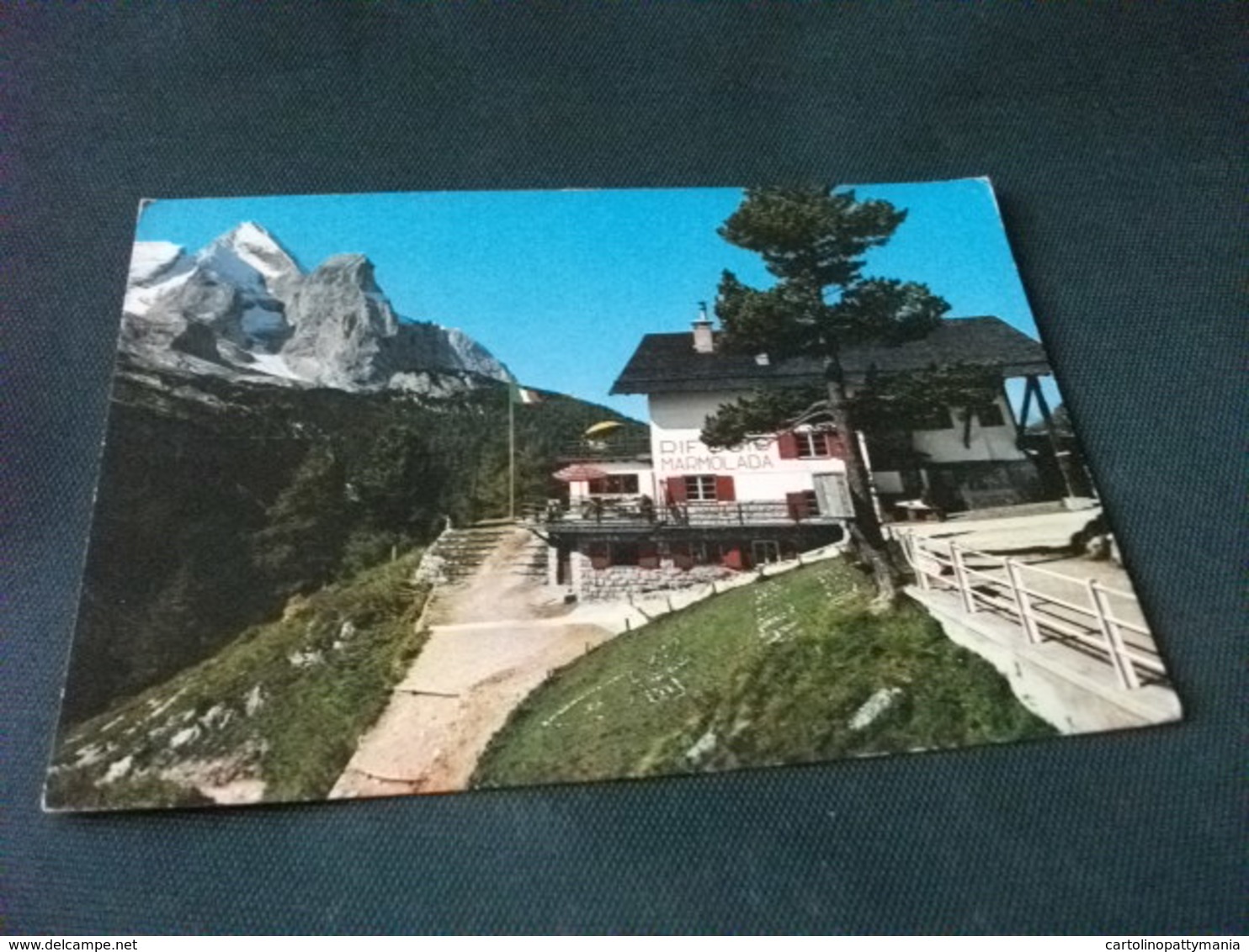 DOLOMITI RIFUGIO CASTIGLIONI ALLA MARMOLADA VERSO IL VERNEL TRENTO - Alberghi & Ristoranti