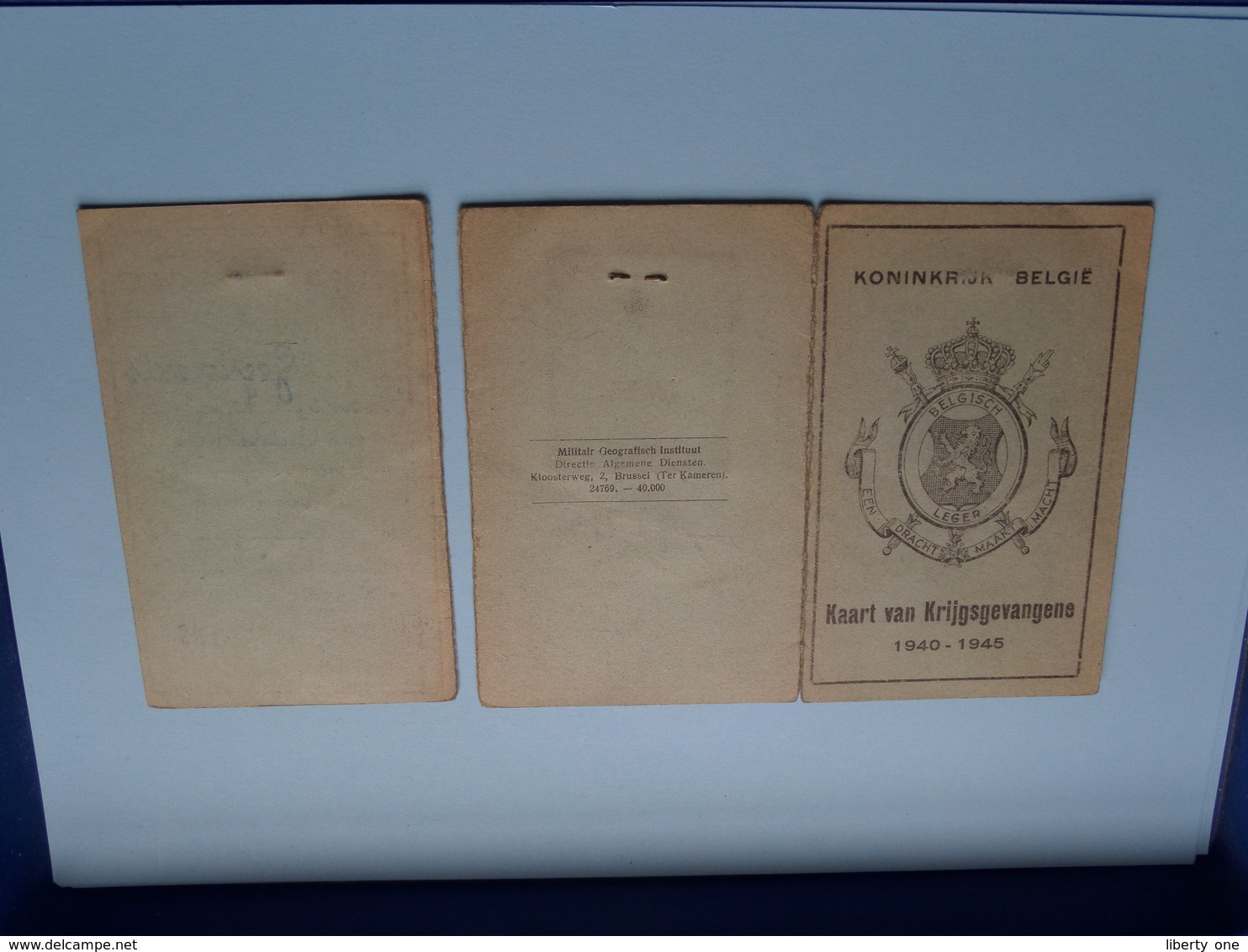 Kaart Van KRIJGSGEVANGENE : GEERAERTS Frans Antwerpen 10-4-09 ( Van 26-5-'40 Tot 12-1-41 In Stalag X B N° 17329 ) ! - Documents