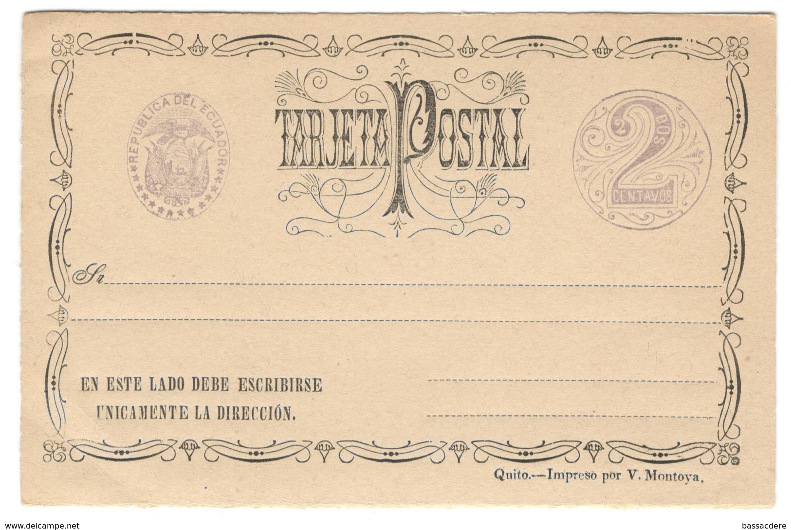 18511 - Entier - Ecuador