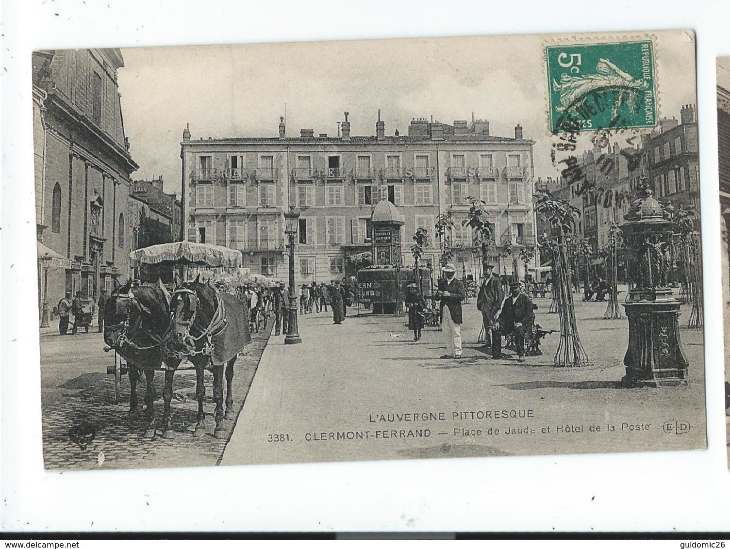 Clermont Ferrand Place De Jaude Et Hotel De La Poste - Clermont Ferrand