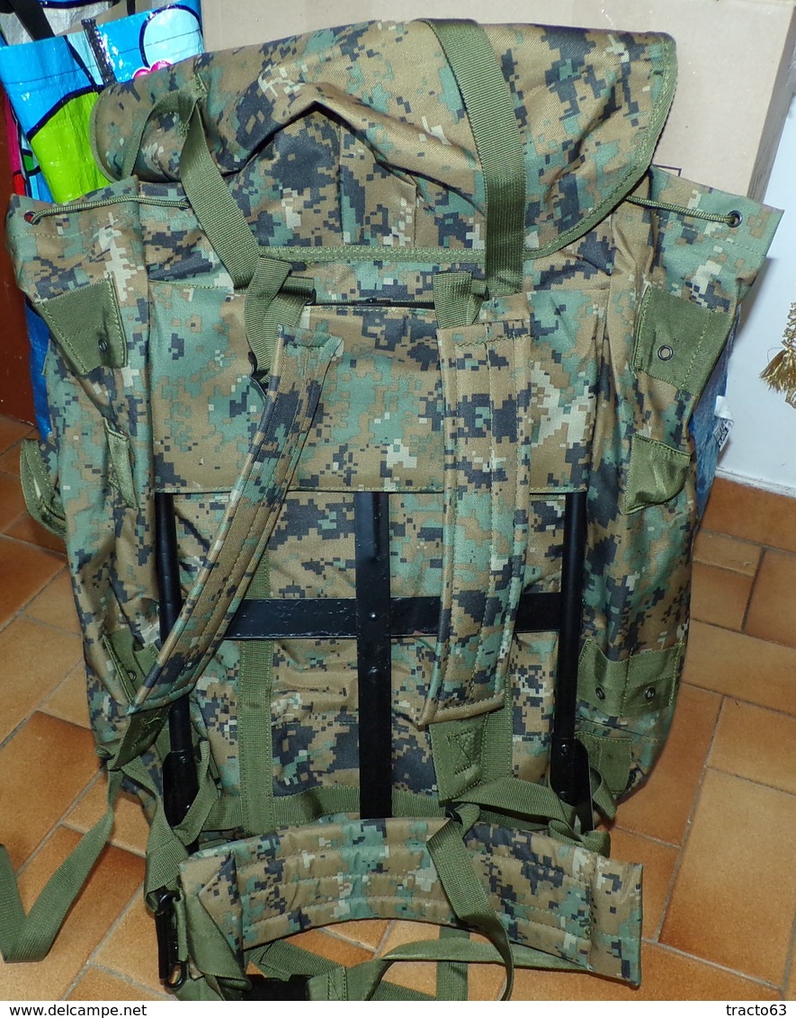 ARMEE AMERICAINE U.S : ORIGINAL Sac à Dos "Alice Grand Sac" US ARMY, Idéal Pour La Randonnée, La Pêche Ou La Randonnée - - Equipement