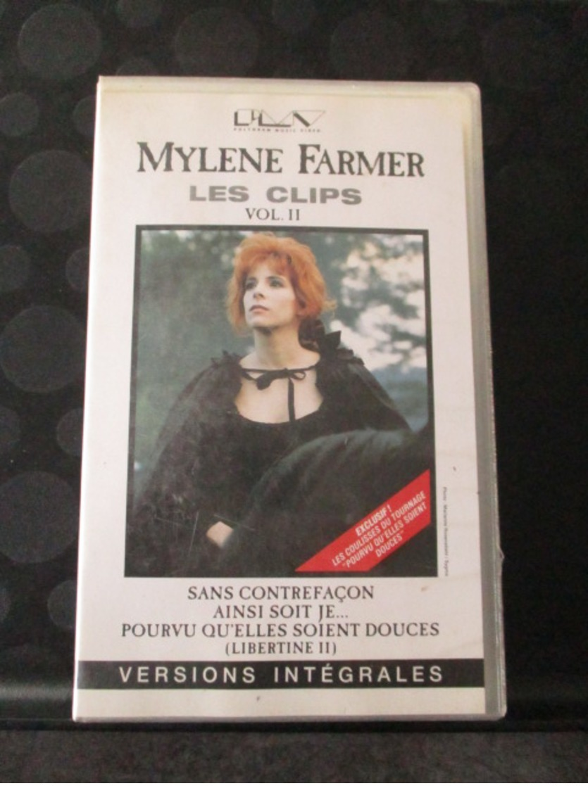 K7 VHS MYLENE FARMER -LES CLIPS - Concert Et Musique