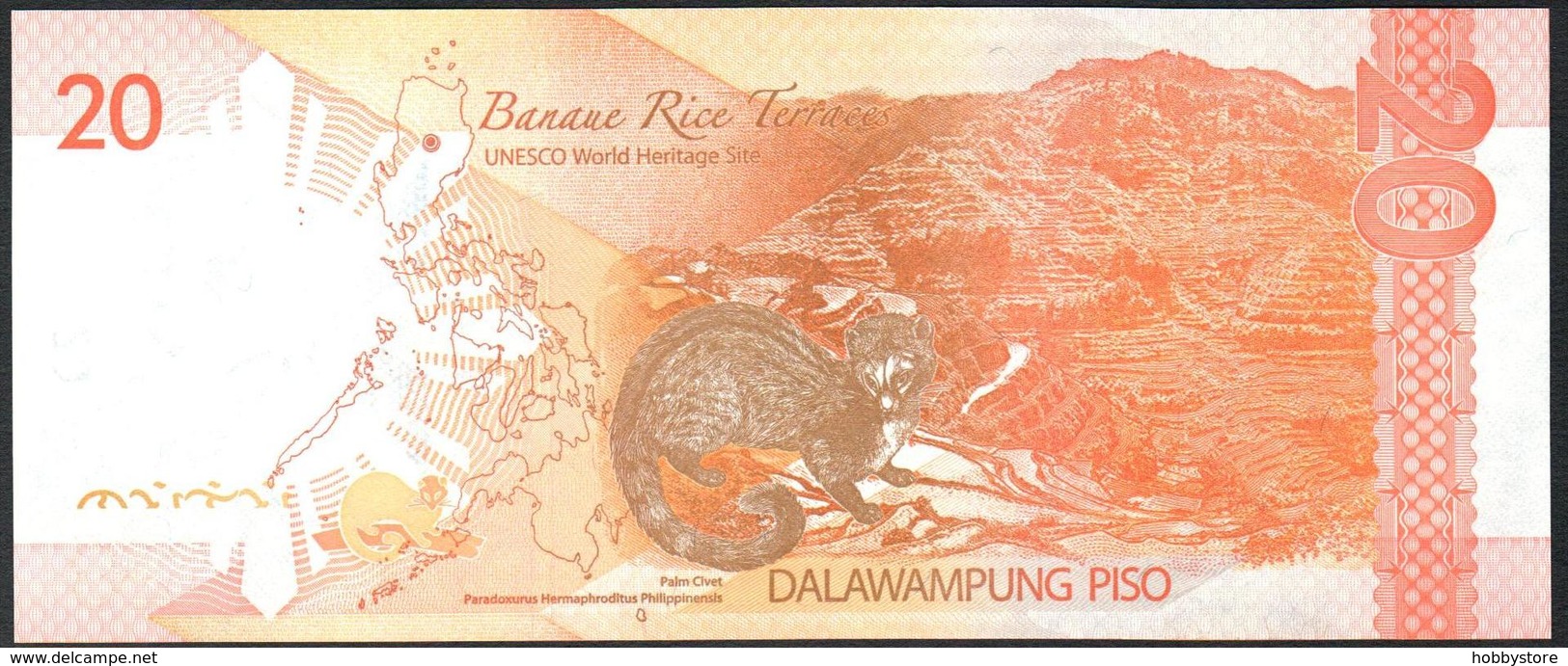 Philippines 20 Pesos 2012  UNC - Filippine