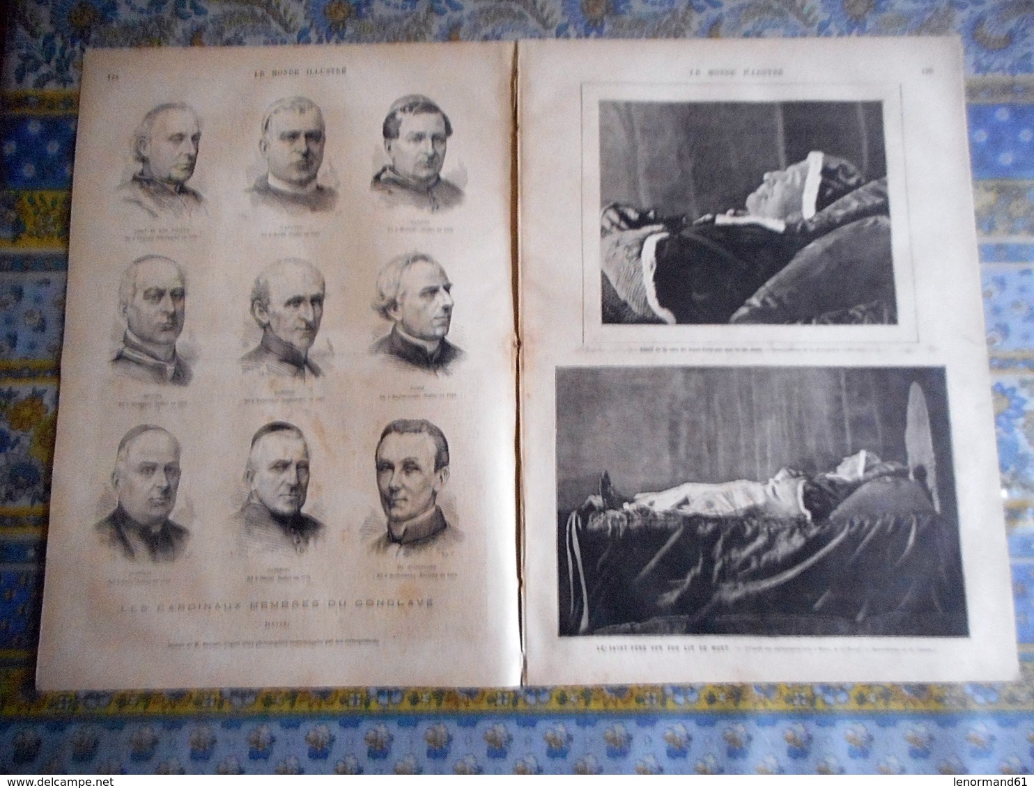 LE MONDE ILLUSTRE 23/02/1878 CLAUDE BERNARD MORT PAPE CONCLAVE FUNERAILLES CALAIS CIRQUE CONSTANTINOPLE - 1850 - 1899