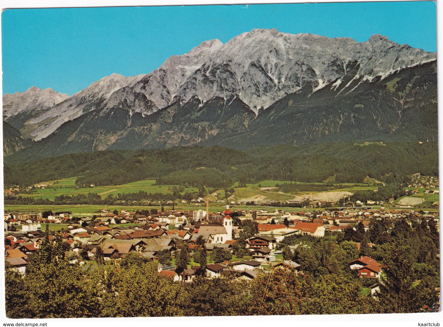 Wattens, Tirol - Blick Gegen Nordkette Und Bettelwurf, 2725 M -  (Austria) - Wattens