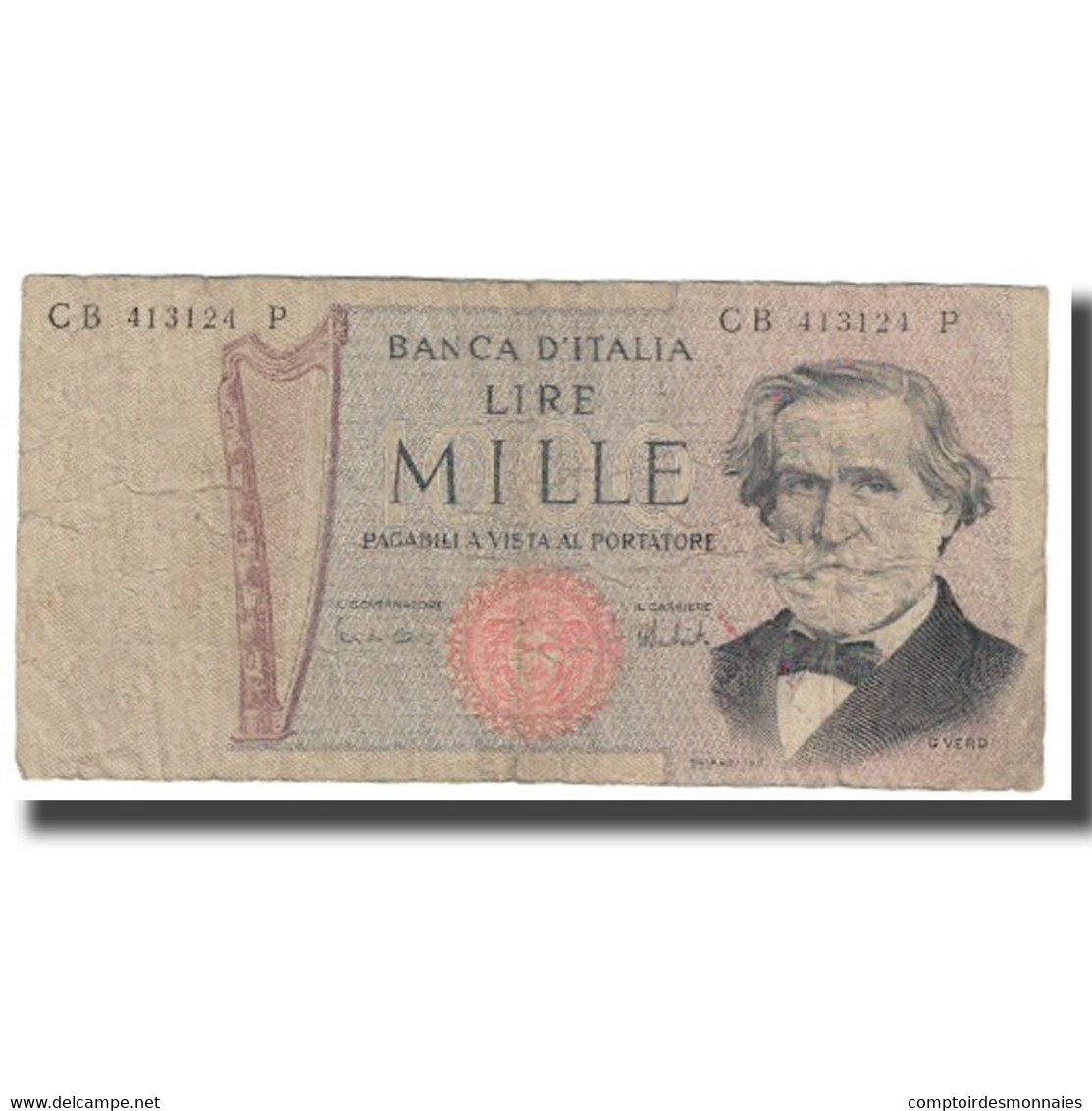 Billet, Italie, 1000 Lire, KM:101d, TTB - 1000 Lire