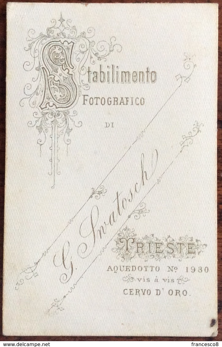 G. Swatosch Stabilimento Fotografico TRIESTE - Antiche (ante 1900)