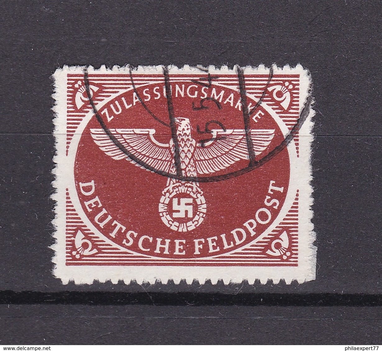 Deutsches Reich - 1942/43 - Feldpostmarken - Michel Nr. 2 By - Gest. - 120 Euro - Gebraucht