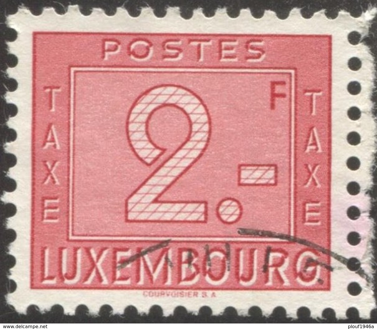 Pays : 286,04 (Luxembourg)  Yvert Et Tellier N° : Tx   32 (o)  Belle Oblitération - Impuestos