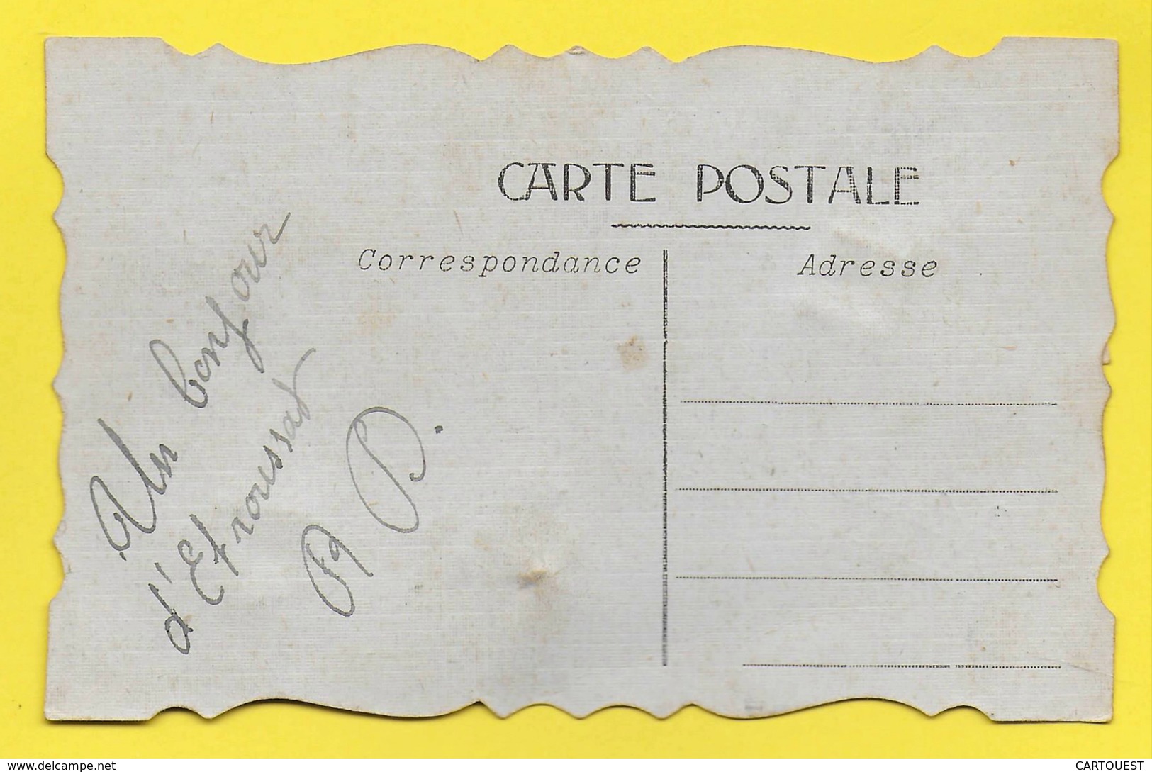 CPA ֎ SPLENDIDE Carte Ajout DECOUPIS FLEURS DIVERSES Et Ajout Noeud Tissu - Fiori