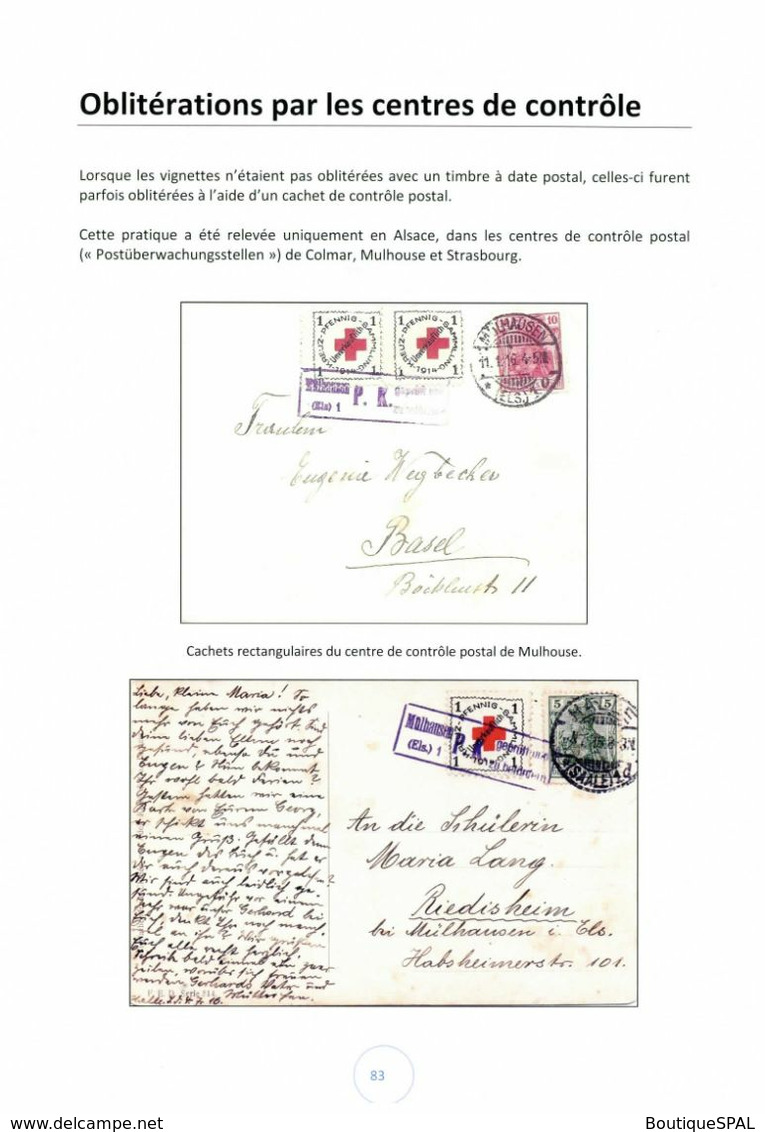 La collecte du Kreuzpfennig au profit de la Croix-Rouge - Alsace Lorraine - 1914 1918 - Rotes Kreuz 1. WK