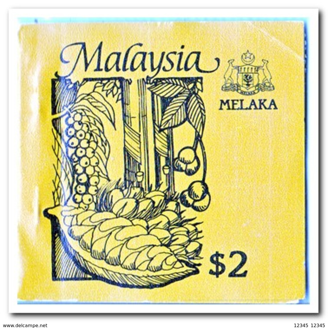 Melaka 1987, Postfris MNH, Trees ( Booklet, Carnet ) - Maleisië (1964-...)