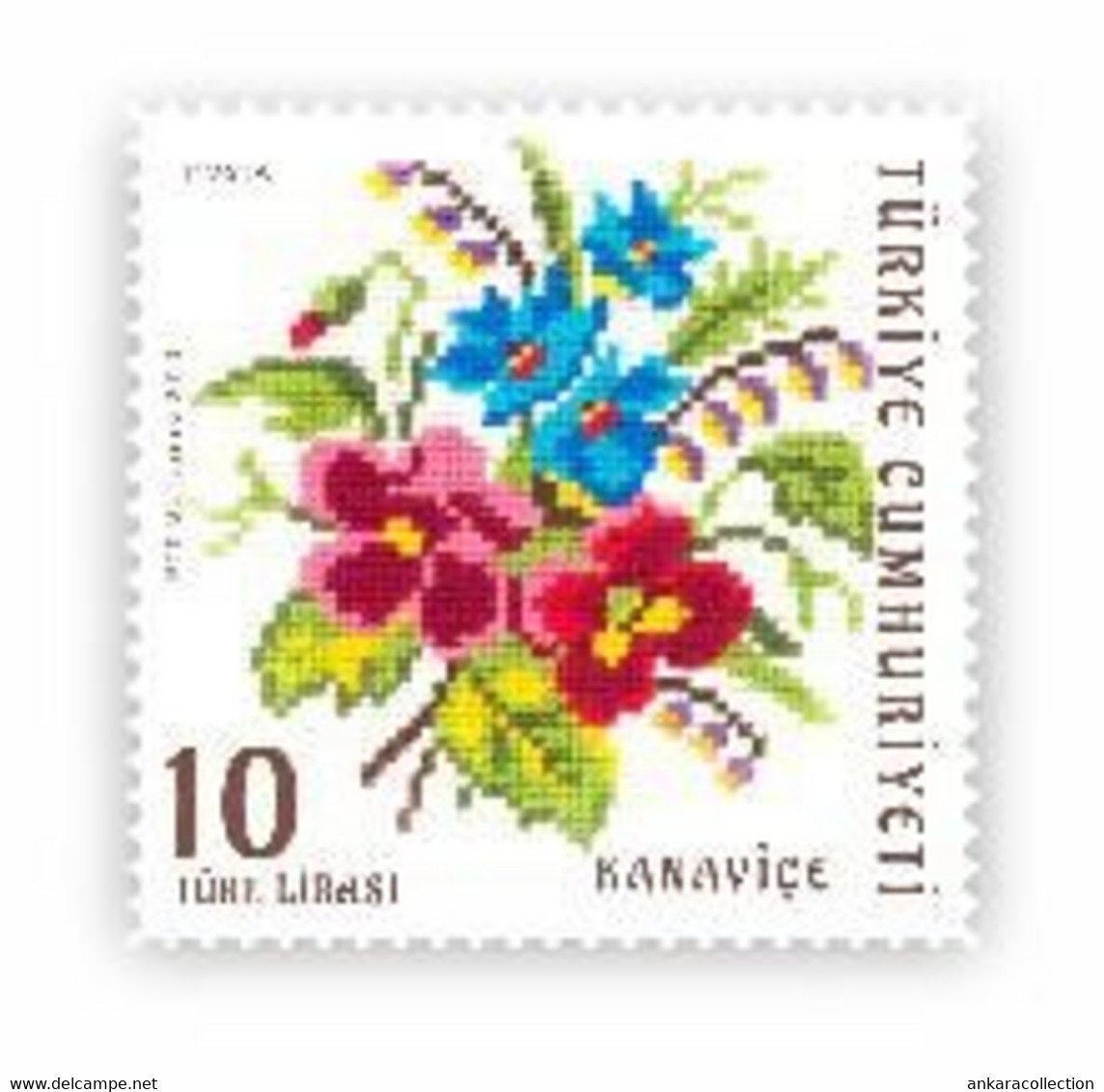 AC - TURKEY STAMP - CROSS STITCH MNH 22 FEBRUARY 2023 - Ungebraucht