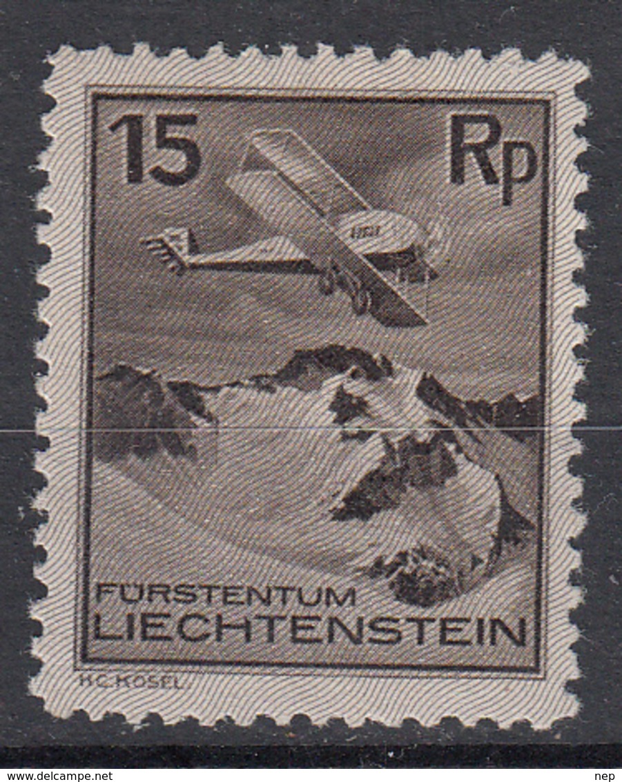 LIECHTENSTEIN - Michel - 1930 - Nr 108 - MH* - Poste Aérienne