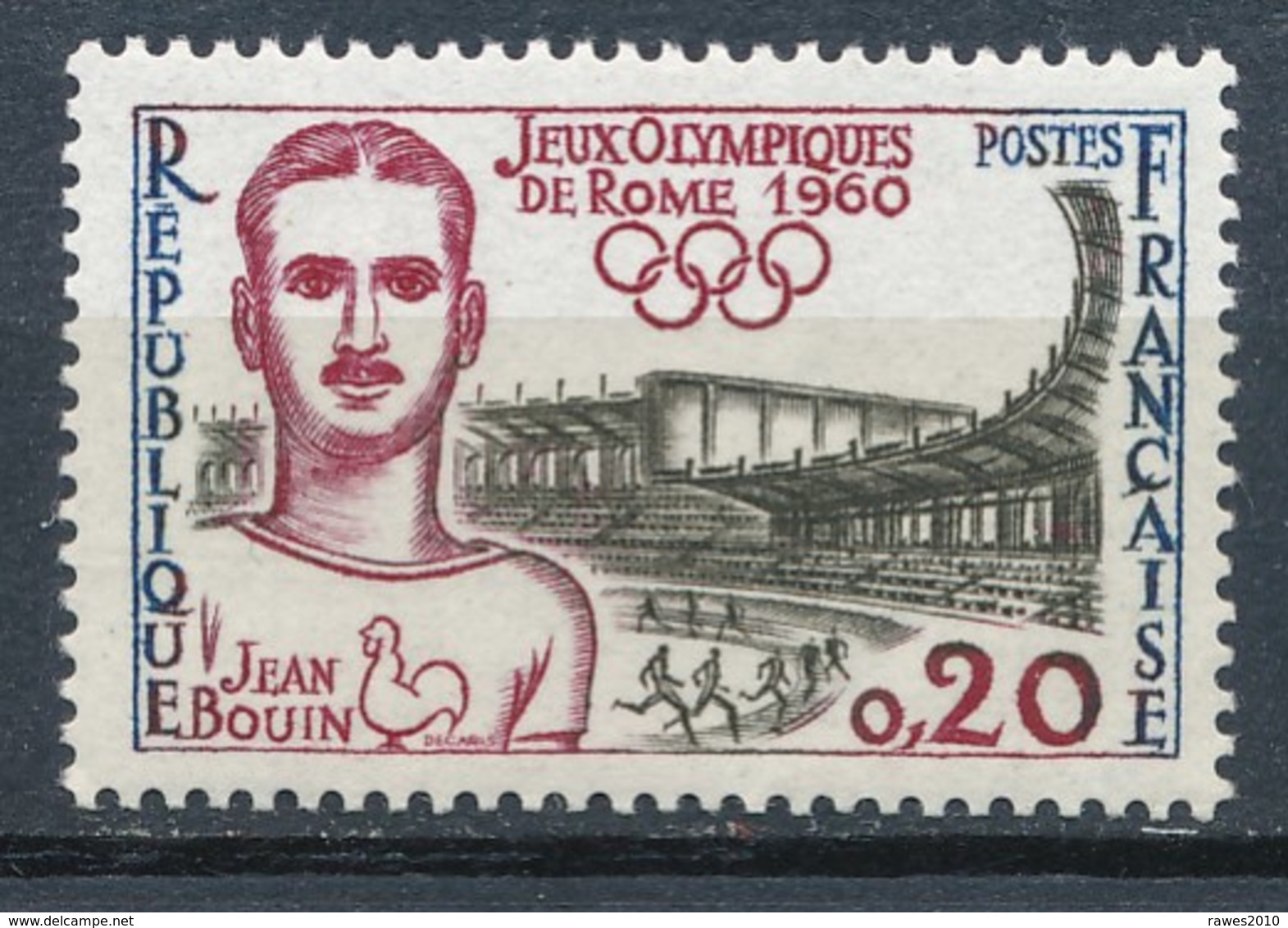 Frankreich 1960 Mi. 1317 Postfr. Olympische Spiele Rom Jean Bouin - Sommer 1960: Rom