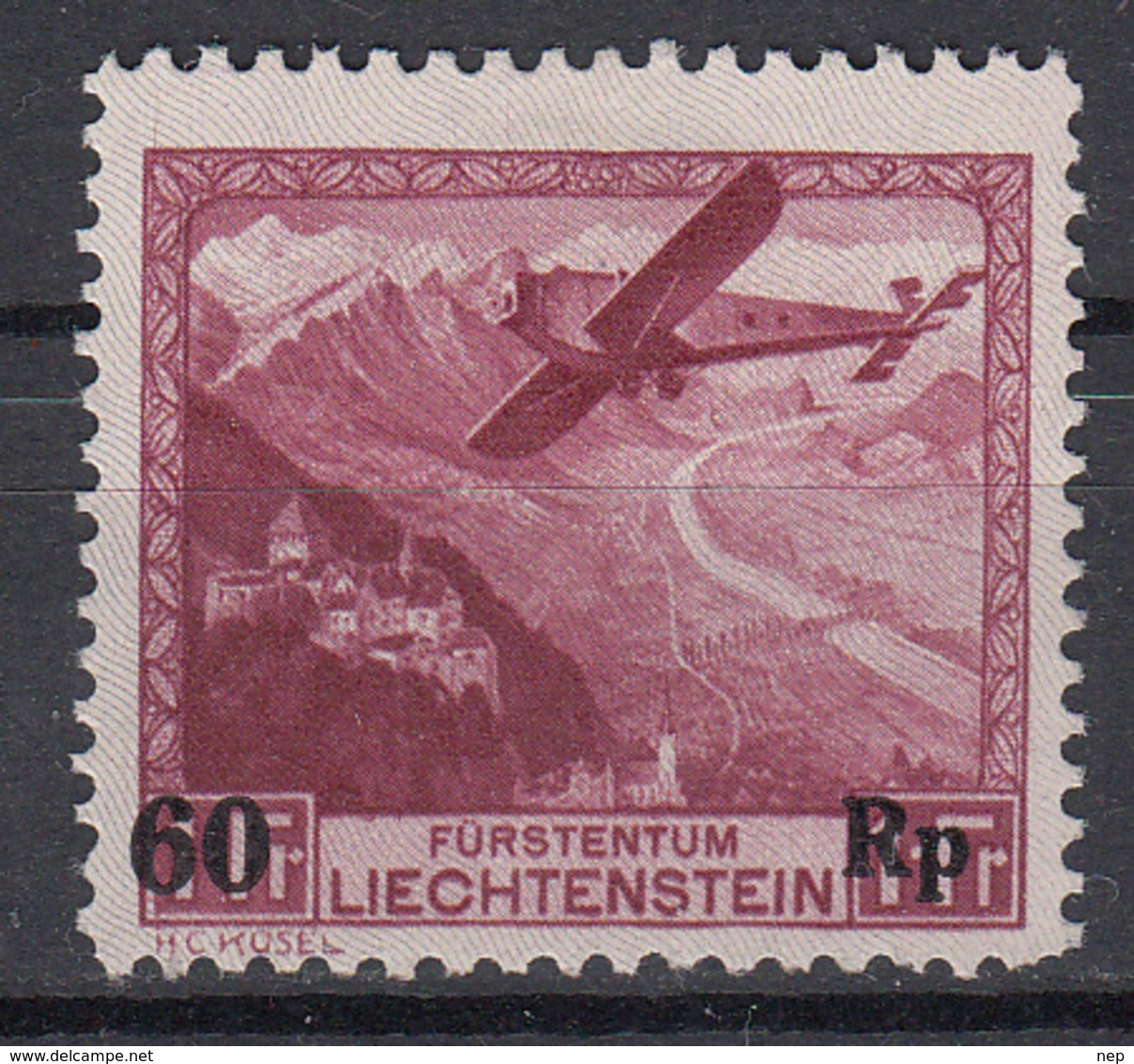 LIECHTENSTEIN - Michel - 1935 - Nr 148 - MH* - Poste Aérienne