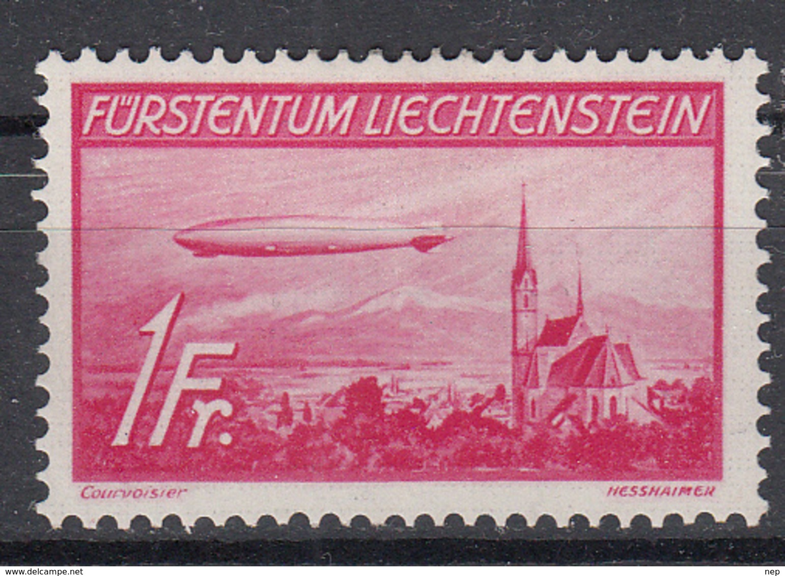 LIECHTENSTEIN - Michel - 1936 - Nr 149 - MH* - Poste Aérienne