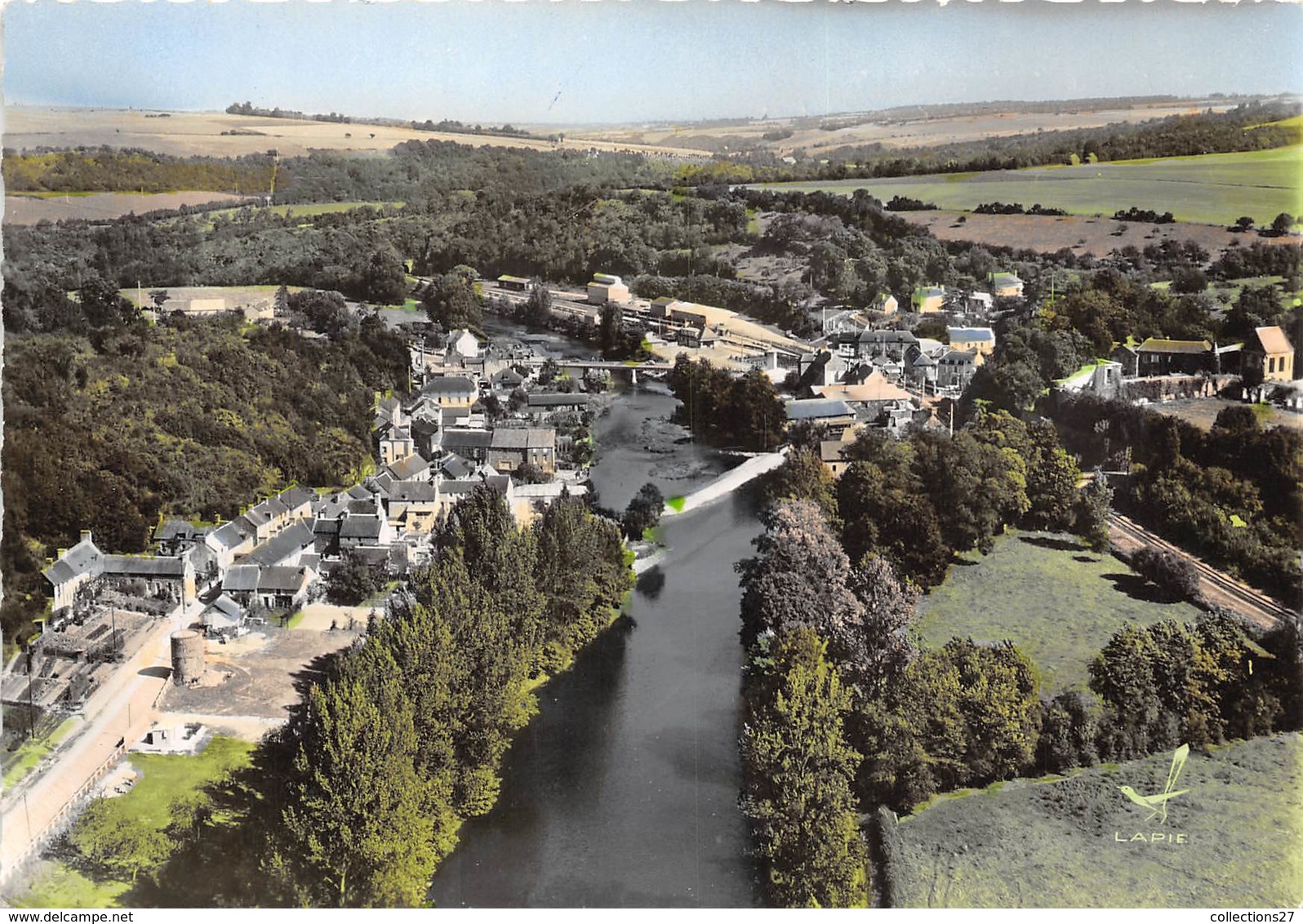 14-THURY-HARCOURT- VUE DU CIEL SAINT-BENIN ET LE CAMPING - Thury Harcourt