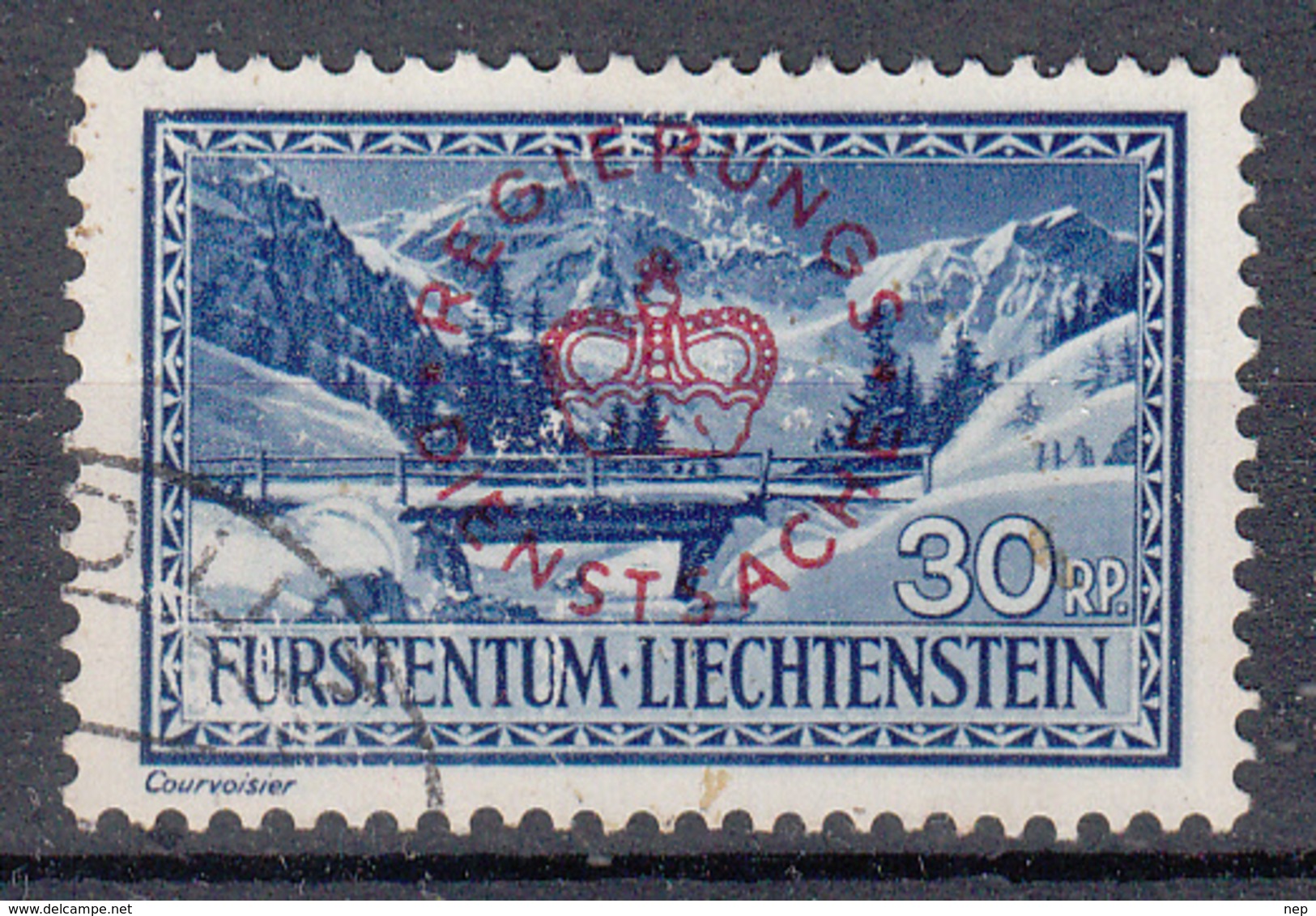 LIECHTENSTEIN - Michel - 1934 - Nr 16 - Gest/Obl/Us - Dienstzegels