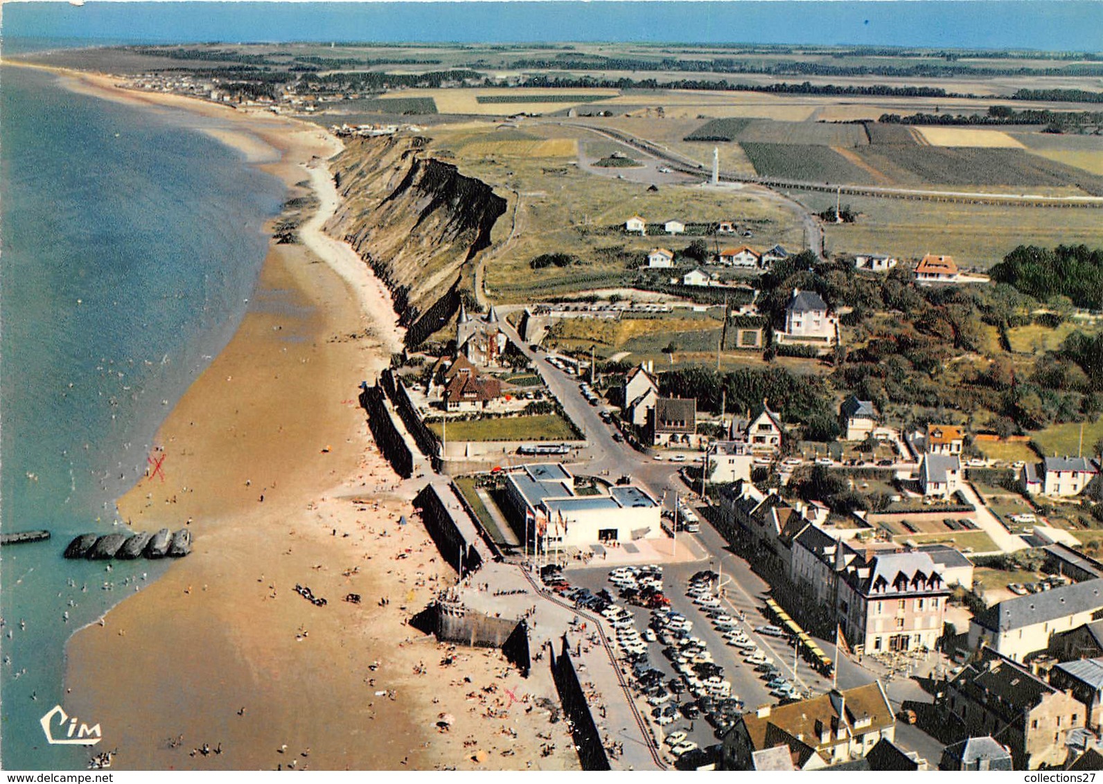 14-ARROMANCHE- VUE GENERALE AERIENNE - Arromanches